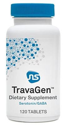 NeuroScience TravaGen - Mood Support Complex with L-Tryptophan and B12 Complex, Serotonin and GABA Neurotransmitter Supplement (120 Capsules)