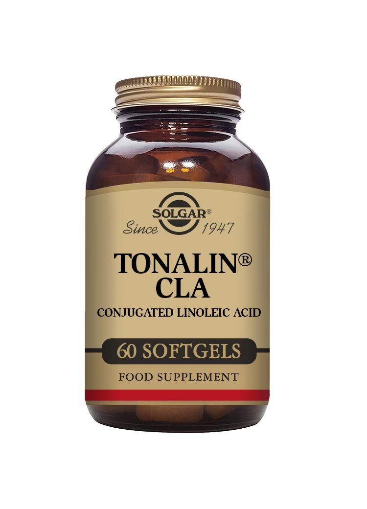 SOLGAR Tonalin CLA 1300 mg - 60 Softgels - Conjugated Linoleic Acid - Non-GMO, Gluten Free, Dairy Free - 60 Servings