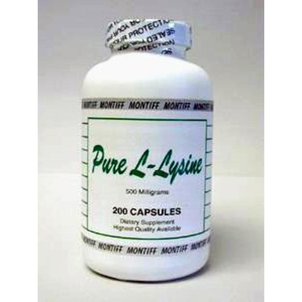 Pure L Lysine 500 mg 200 Cap