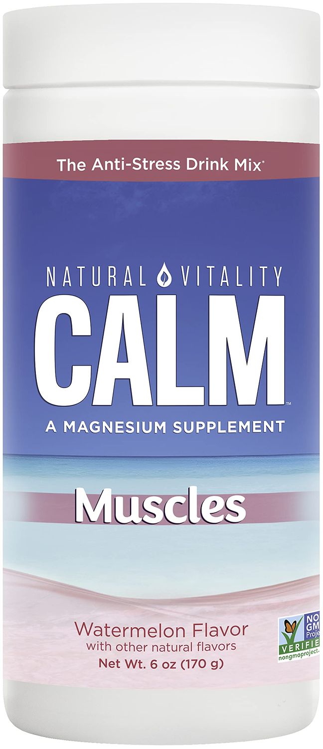 Natural Vitality Calm Specifics Calmful Muscles - for Tired, Sore, or Cramping Muscles - Watermelon 6 oz,Powder