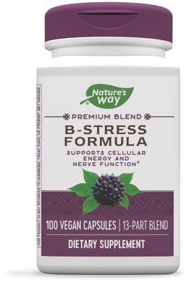 Nature&#39;s Way Premium Blend B-Stress Formula 100 vegan capsules