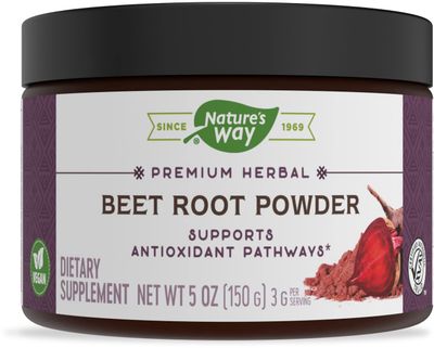 Nature&#39;s Way Beet Root Powder, Supports Antioxidant Pathways*, 5 Oz