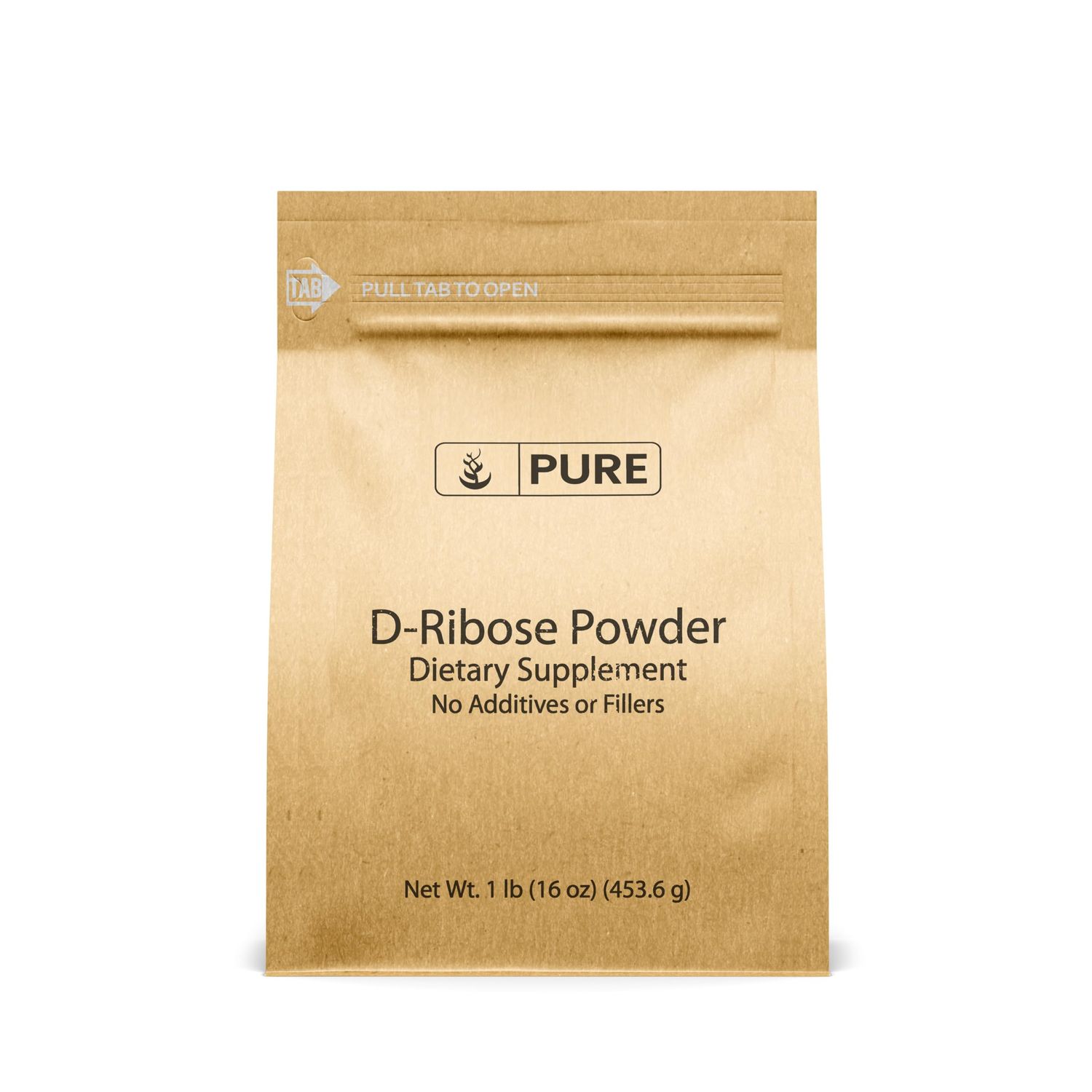 Pure Original Ingredients D-Ribose (1lb) Nutritional Supplement, Non-GMO, Gluten-Free, Unflavored