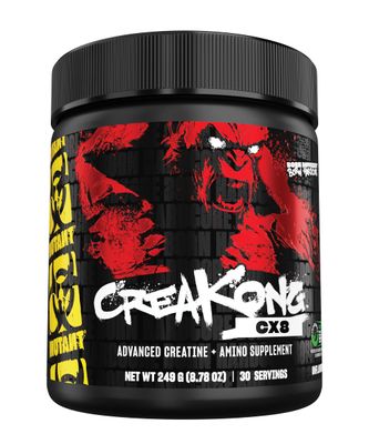 Mutant CREAKONG CX8 - Advanced Creatine + Amino Supplement with 4g Triple Creatine Blend, 4g Amino Blend (BCAAs &amp; Taurine) for Muscle Growth &amp; Performance - Unflavoured, 249g (30 Servings)
