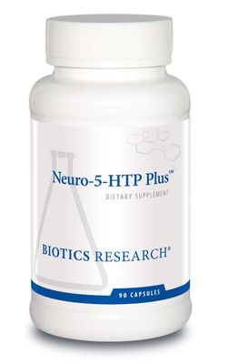 Biotics Research Neuro 5 HTP Plus Neurological Support, Calm Brain Activity, Healthy Sleep Patterns, Overall Sense of Well-Being, Promotes Relaxation, Serotonin Precursor, L Theanine. 90 Caps