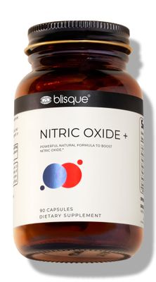 Blisque - Natural Nitric Oxide Booster Supplement for Blood Flow Support and Circulation | Doctor-Approved | with L-Arginine, Maca Root, and Beet Root | 90 Capsules | Vegan and Non-GMO