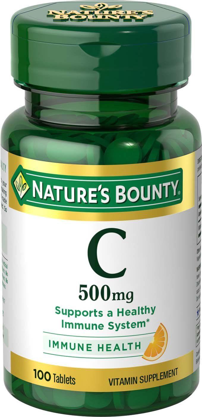 Nature&#39;s Bounty Vitamin C, 500mg, 100 Tablets