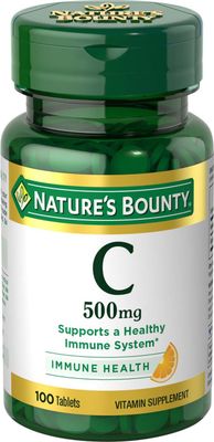 Nature&#39;s Bounty Vitamin C, 500mg, 100 Tablets