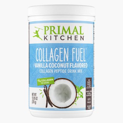 Primal Kitchen Vanilla Collagen Fuel Drink Mix, Vanilla Coconut Collagen Peptides, No Sugar or Dairy, 13.1 Ounces