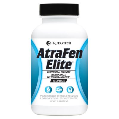 Atrafen Elite - Professional Strength Diet Aid That Supports Weight Management, Promotes Energy and Helps Suppress Food Cravings & Appetite. Dietary Supplement. 60 Pills.
