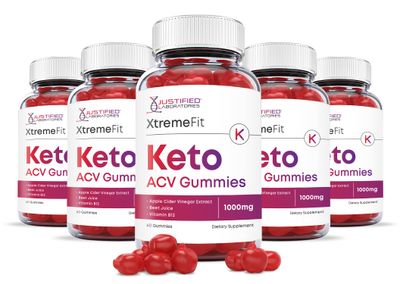 (5 Pack) Xtreme Fit Keto ACV Gummies Advanced Formula 1000MG XtremeFit Keto Gummies Apple Cider Vinegar Formulated with Pomegranate Beet Juice Powder B12 Vegan Non GMO 300 Gummys