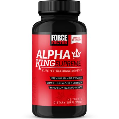 Force Factor Test X180 Supreme, Mens Testosterone Support Supplement to Enhance Performance, Lower Estrogen, Support Muscle and Strength, and Boost Male Vitality, 45 Tablets