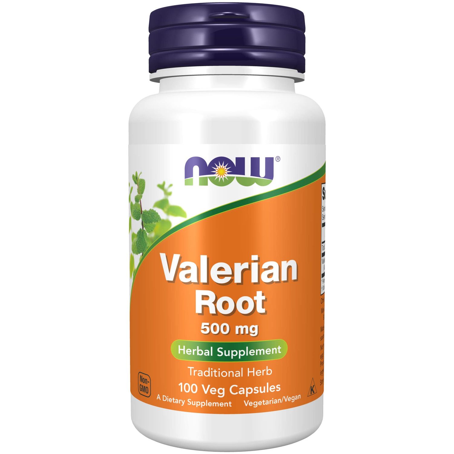 NOW Supplements, Valerian Root (Valeriana officinalis) 500 mg, Herbal Supplement, 100 Veg Capsules
