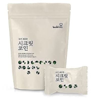 Kitchen Story Secret Coin Fresh Taste Stocks, mild spicy, Freeze-dried, Korean Broth Cube, 19 kinds of natural ingredients, 8 kinds of seafood, 11 kinds of agricultural products, 20 Packs, prebear