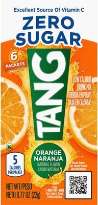 TANG ON THE GO SINGLES DRINK POWDER MIX ORANGE 6 CT
