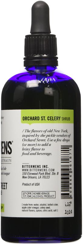 Bittermens Orchard Street Celery Shrub Cocktail Bitters - 5 oz