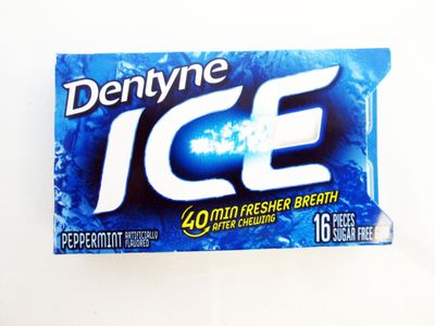 Dentyne Ice Peppermint, Sugar-free Gum: 18 Pack of 16 Pieces (288 count )