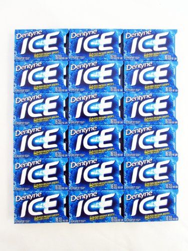 Dentyne Ice Peppermint, Sugar-free Gum: 18 Pack of 16 Pieces (288 count )