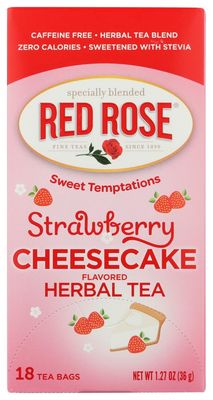 Red Rose Tea Strawberry Shortcake, 18 ct