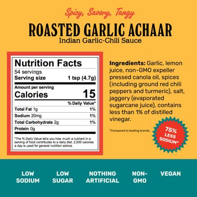 Brooklyn Delhi Achaar Parent (Pack of 2, Roasted Garlic Achaar)