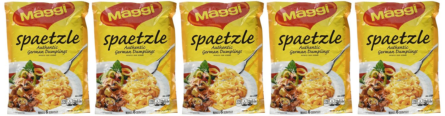 Maggi Spaetzle Noodles, 10.5 oz (Pack of 5)