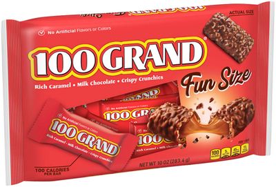 100 Grand Chocolate Bar Fun Size, 10 Ounce