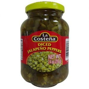 La Costea Diced Jalapeno Glass Jar, 7.4oz