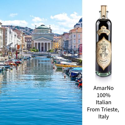 Dr Zero Zero AmarNo | Award Winning Non-Alcoholic Beverage | Bitter Cocktail Drink | Digestive Botanicals | Amaro | Made in Italy
