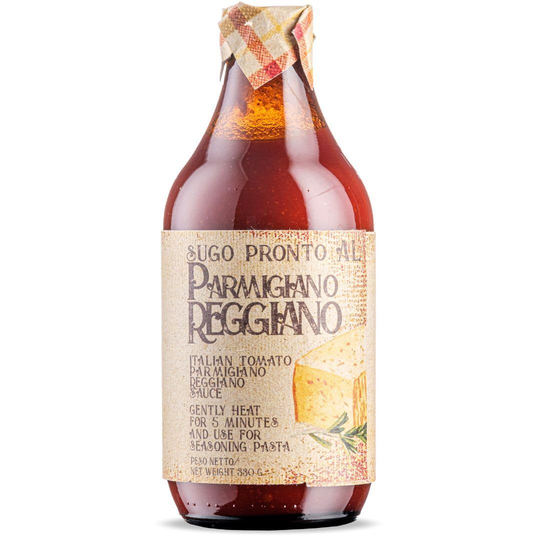 Italian Tomato Parmigiano Reggiano Sauce, Strained Toamtoes, Passata di Pomodoro, 11.6 oz, Italian Pasta Sauce, Pomodoro with Parmigiano Reggiano, Artigiani dei Sapori, Product of Italian