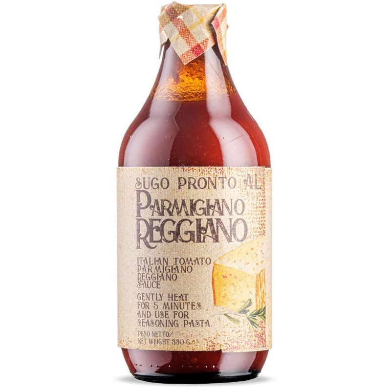 Italian Tomato Parmigiano Reggiano Sauce, Strained Toamtoes, Passata di Pomodoro, 11.6 oz, Italian Pasta Sauce, Pomodoro with Parmigiano Reggiano, Artigiani dei Sapori, Product of Italian