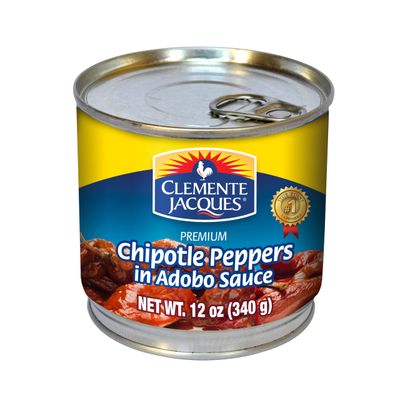 Clemente Jacques Chipotle Peppers in Adobo Sauce, 12 oz (Pack of 12)