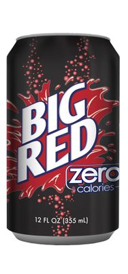 Big Red | Zero | Fridge Pack Cans | Zero Calories | 12 fl. oz (12 Count)
