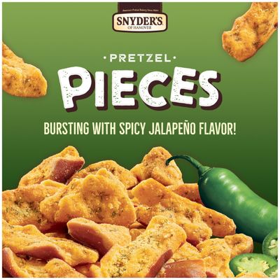 Snyder's of Hanover Pretzel Pieces, Jalapeno, 11.25 Oz