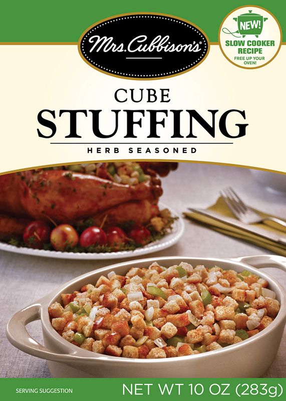 Mrs. Cubbison&#39;s Herb Cubed Stuffing Mix | 10 Ounce, Pack of 6 | Holiday Staple