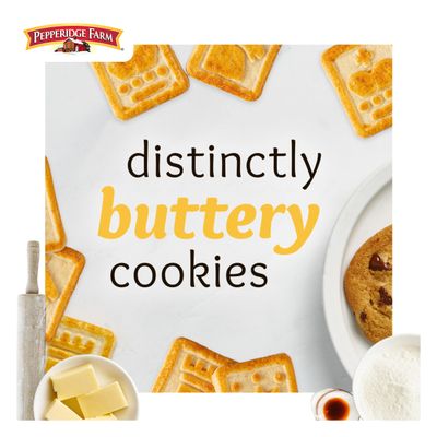 Pepperidge Farm Chessmen Butter Cookies Multipack, 8 Packs, 3 Cookies per Pack