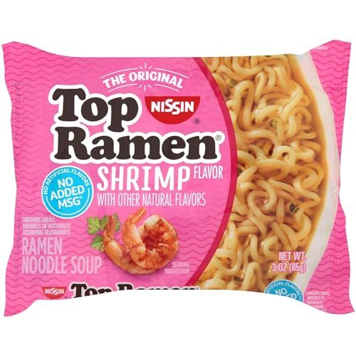 Nissin Top Ramen Noodles Shrimp Flavor - 5 Pack