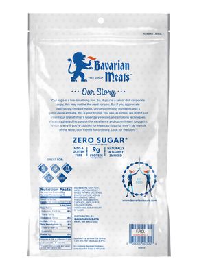 Bavarian Meats Lil' Landjaeger German Style Smoked Sausage Snack Sticks, 10 Ounce