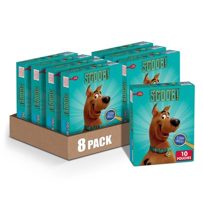 Scooby Doo Fruit Flavored Snacks, Treat Pouches, Gluten Free Snack, 10 Ct, 8 oz (Pack of 8)