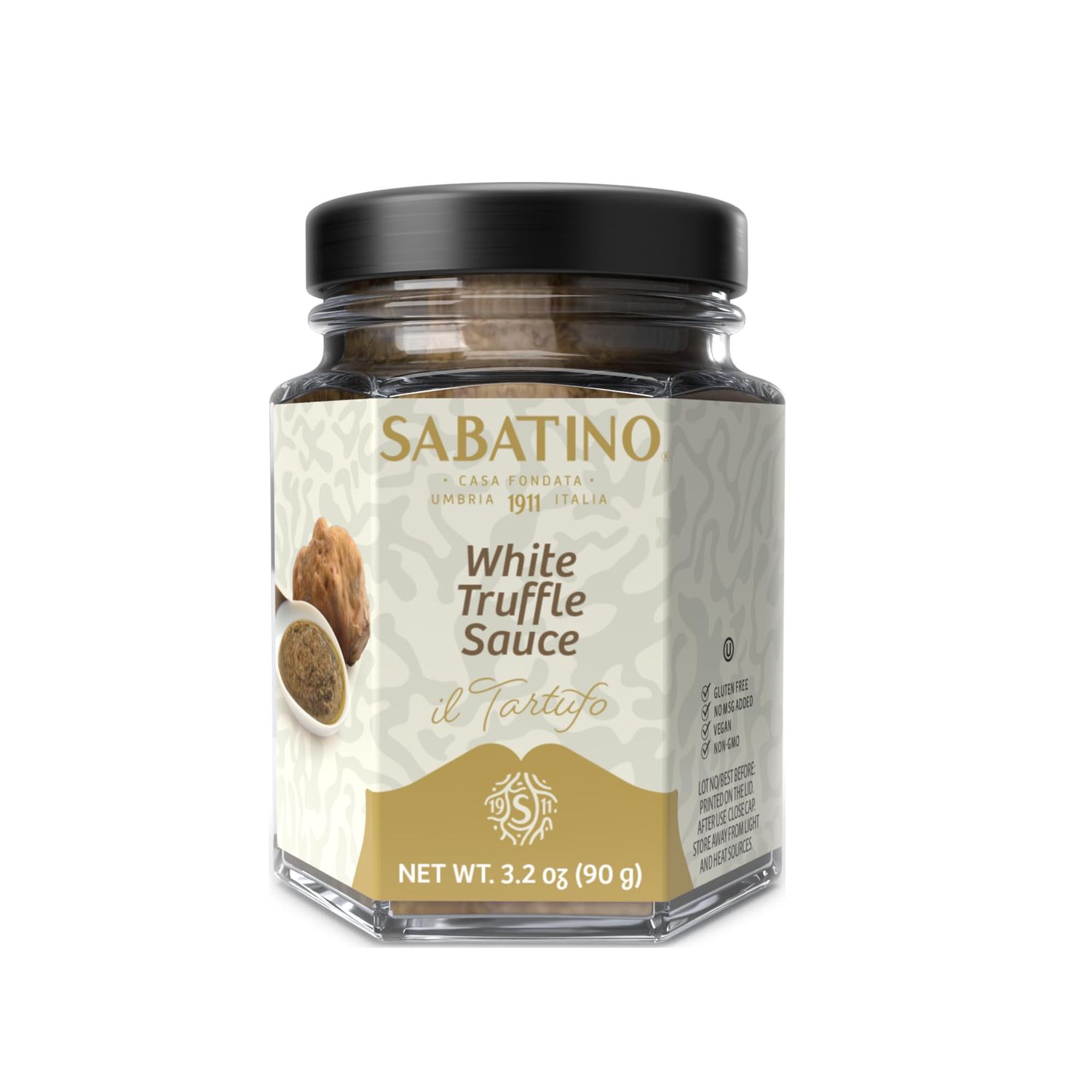 Sabatino Tartufi White Truffle Cream, 3.2 Ounce