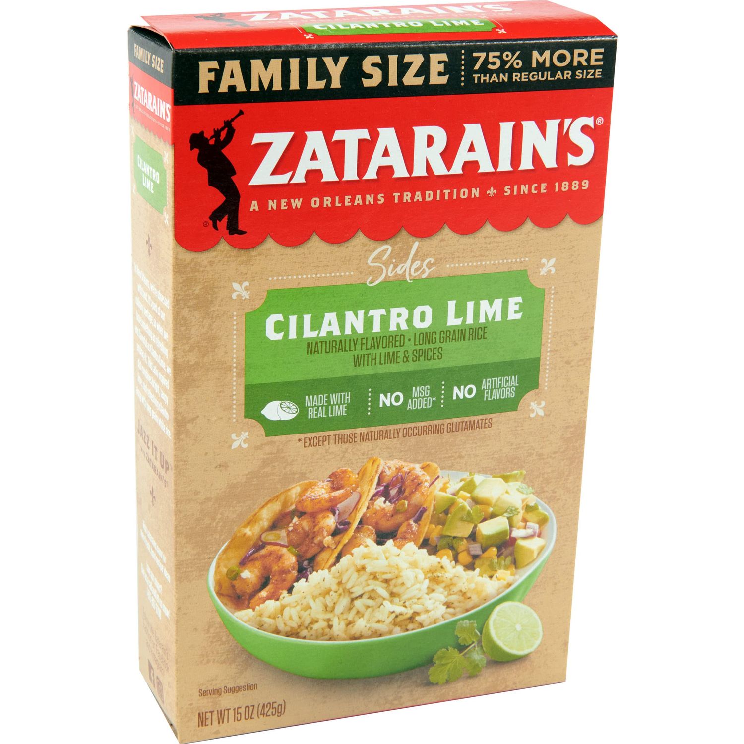 Zatarain&#39;s Family Size Cilantro Lime Rice, 15 oz
