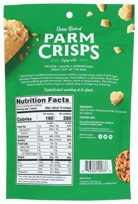 ParmCrisps, Jalapeno, 1.75 Ounce Bag