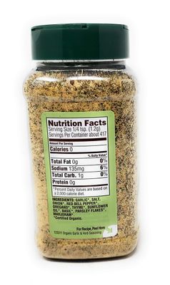 Spice Islands Organic Garlic &amp; Herb Seasoning 17.6oz
