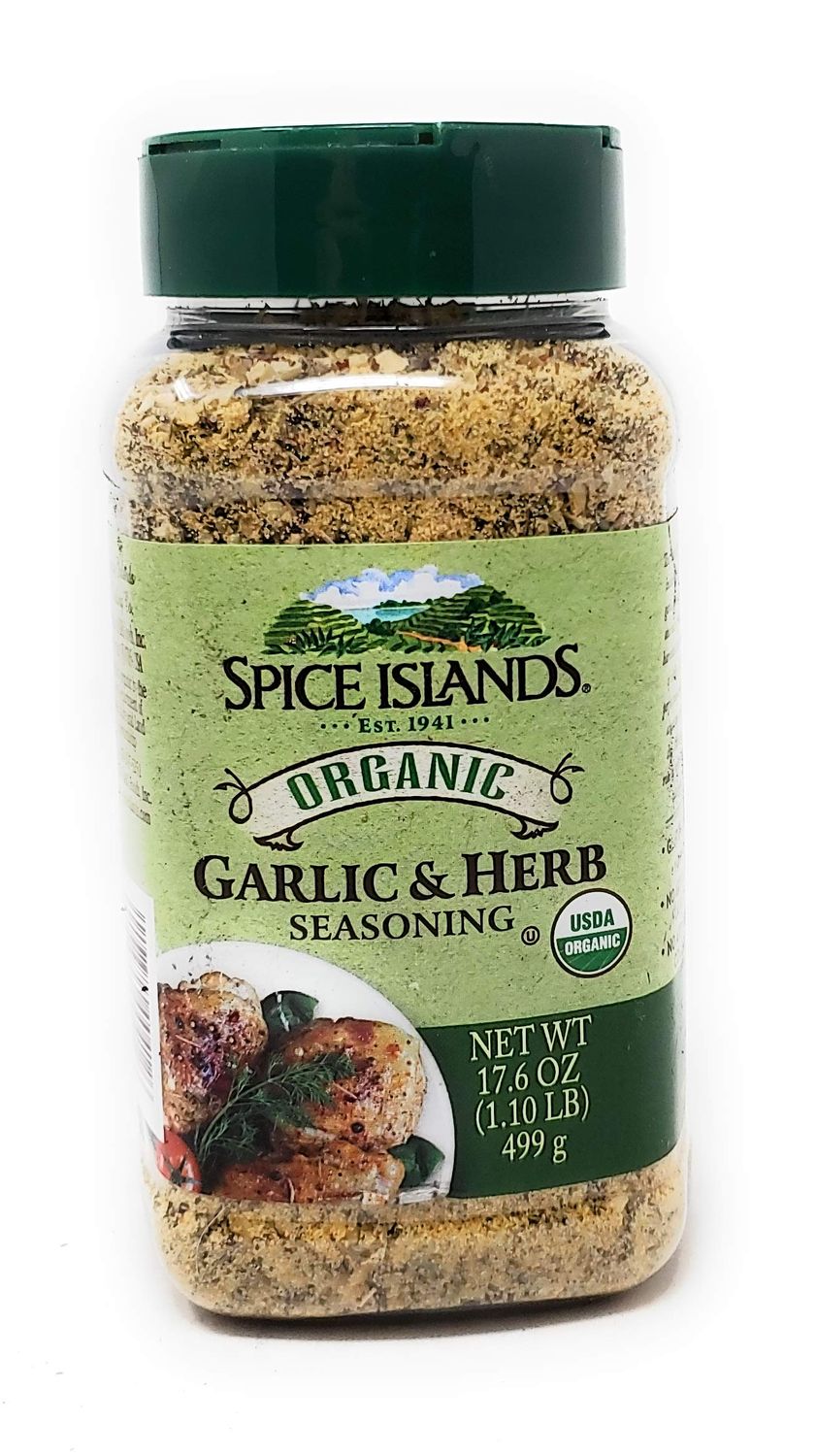 Spice Islands Organic Garlic &amp; Herb Seasoning 17.6oz