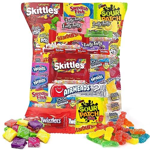 CANDY VARIETY PACK - 2 Lbs Assorted Classic Candy Mix - Bulk Candy Care Package - candy, Office Candy Assortment - Gift Box for Birthday Party, Kids, College Students &amp; Adults (2 lbs)