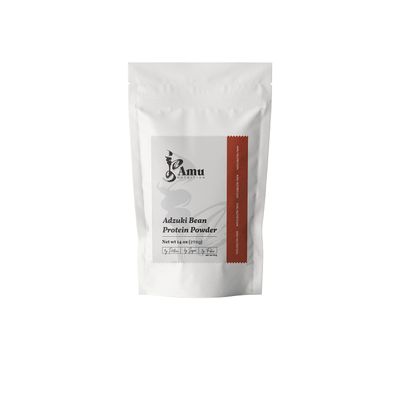Amu Nutrition&#39;s Mongolian Roasted Adzuki Beans powder from Mongolia - 198gr - Organic, High Protein Meal Replacement for Tea and Korean Drink - Known as Himalayan Adzuki beans or Red Bean powder