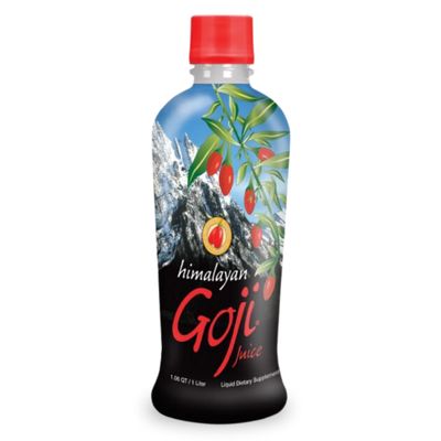 Youngevity Himalayan Goji Berry Juice - Premium Quality 100% Natural Goji Juice - Vitamin and Antioxidant Rich Superfruit Supplement - No Added Sugar, Flavours, Additives (1 Liter) (Pack of 2)