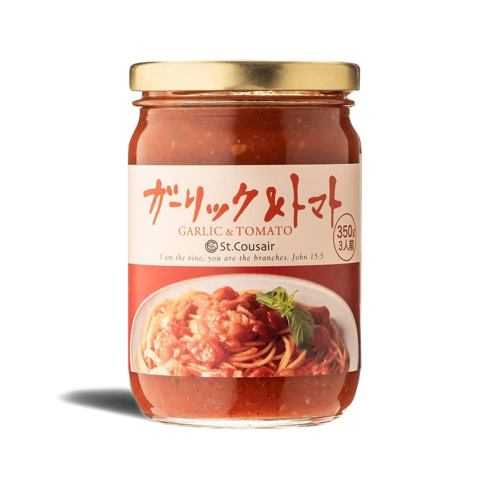 [KUZE FUKU &amp; SONS] Garlic &amp; Tomato Sauce, Pasta Recipe Originally Created in Nagano, Japan, Simply Delicious (350g)