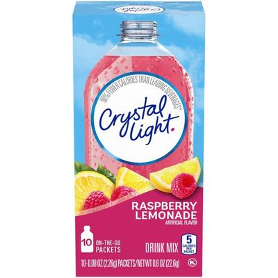 Crystal Light Drink Mix - 2 Boxes - 20 Packets (Raspberry Lemonade)