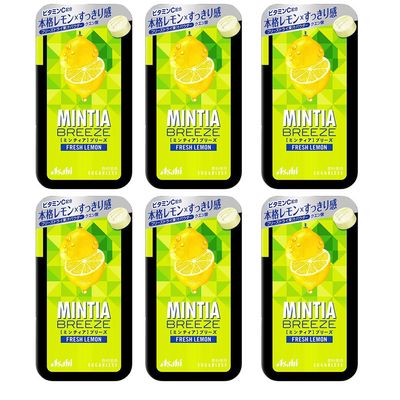 Mitia Breeze Fresh Lemon 0.8oz 6pcs Japanese Tablet Candy Ninjapo