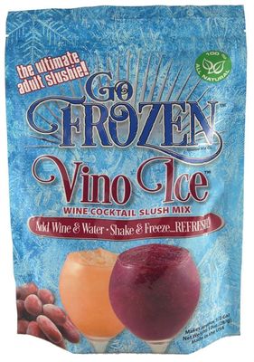 GO FROZEN Vino Ice Frappe-Frose-Wine Slushie and Cocktail Mix/Mixer Kit (Pack of 2)-Drink Mix for Frozen Wine Slushies-Makes Frozen Margaritas, Cosmos, Mimosa, Peach Bellini and Sangria Too